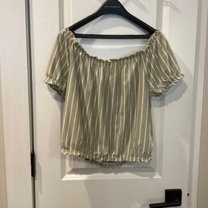 American Eagle Off The Shoulder Shirt